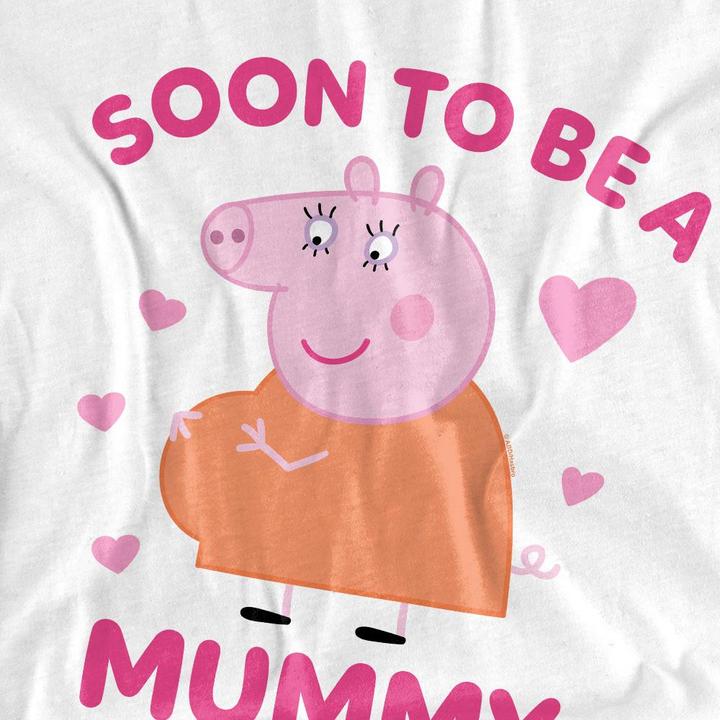 Actual product image Peppa Pig Unisex Adult Soon To Be Mummy Pig T-Shirt (M)