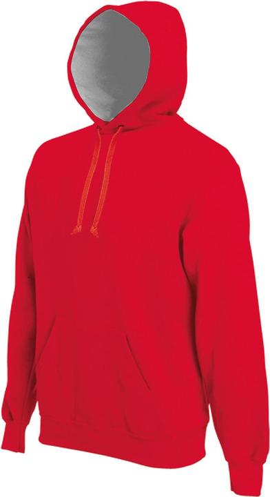 Red, Heather grey