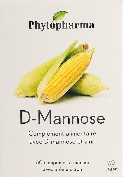 Produktbild Phytopharma DMannose pur 1000mg (60 Stück, 401.38 ml, 121 g)