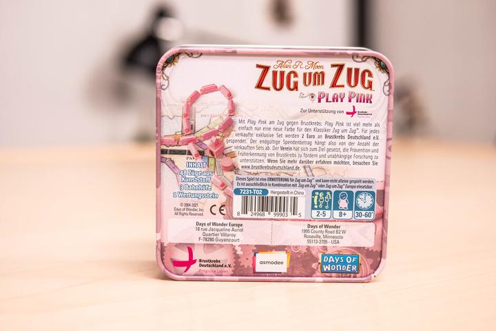 Produktbild Days of Wonder Zug um Zug-Play Pink (Deutsch)