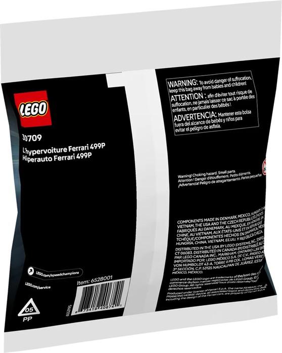Productafbeelding LEGO Ferrari 499P Supersportwagen (30709, LEGO Snelheidskampioenen)