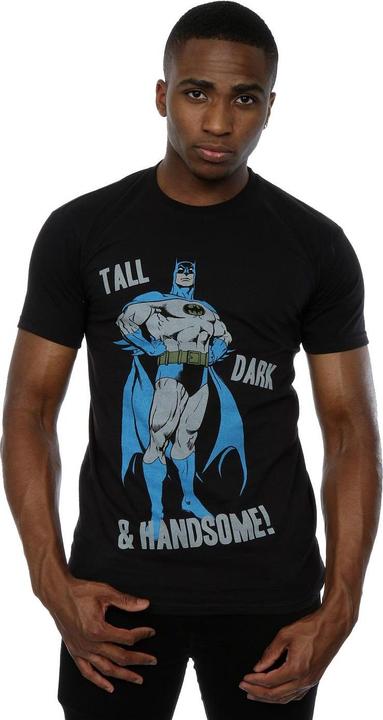 Actual product image Mens Batman Tall Dark And Handsome T-Shirt (XL)
