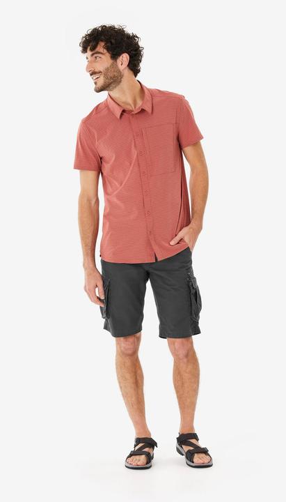 Immagine prodotto Forclaz Trekkinghemd Herren Stretch kurzarm - Travel500 braun (L)