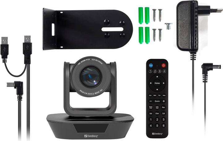Immagine prodotto Sandberg ConfCam PTZ x10 Remote 1080P (2.10 Mpx)
