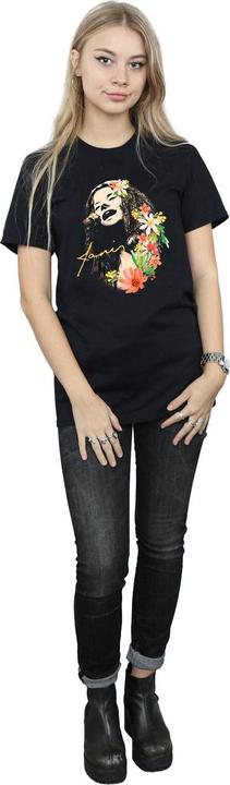 Immagine prodotto Janis Joplin Floral Pattern Maglietta Ampia Donna (XXL)