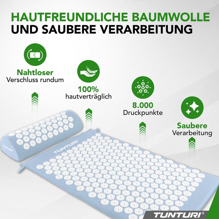 Actual product image Tunturi Acupressure Mat And Pillow