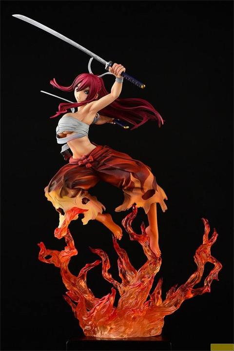 Actual product image Orca Fairy Tail statuette 1/6 Erza Scarlet Samurai Ver. Kurenai 43 cm