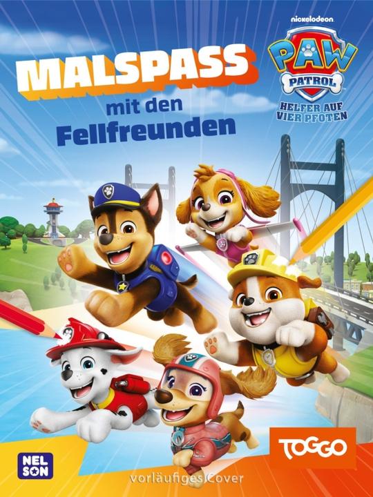 Produktbild PAW Patrol Kindergartenheft: Malspass mit den Fellfreunden