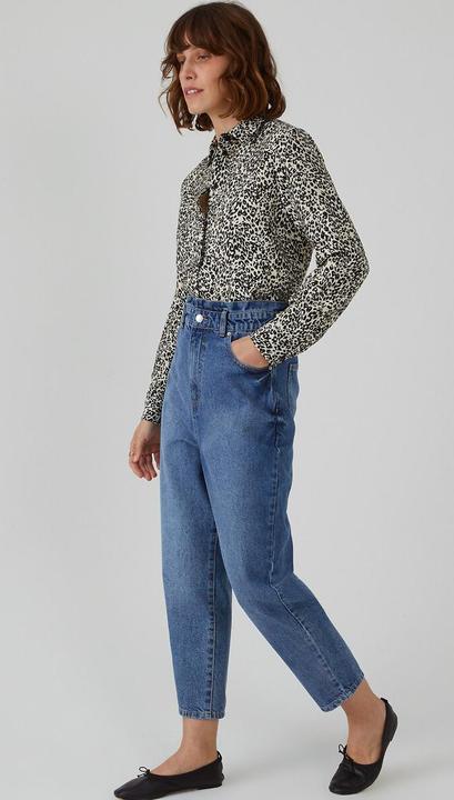 Immagine prodotto La Redoute Collections Jeans a palloncino con vita alta a sacco di carta (M)