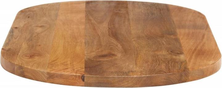 Actual product image VidaXL Table top wooden top solid wood top 120x60x3.8cm oval mango wood