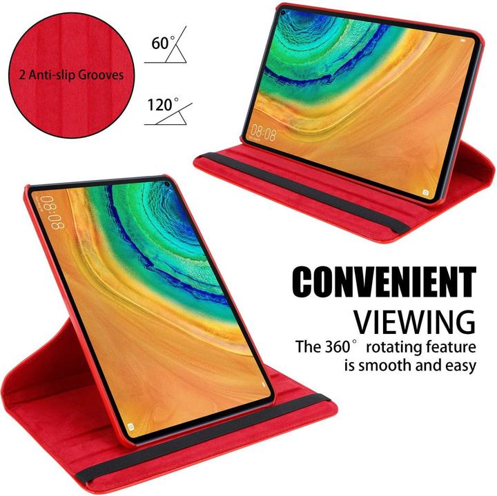 Produktbild Cadorabo Tablet Book Gummi (KEIN Wake Up) Hülle (Huawei MatePad Pro 10.8 (2019))