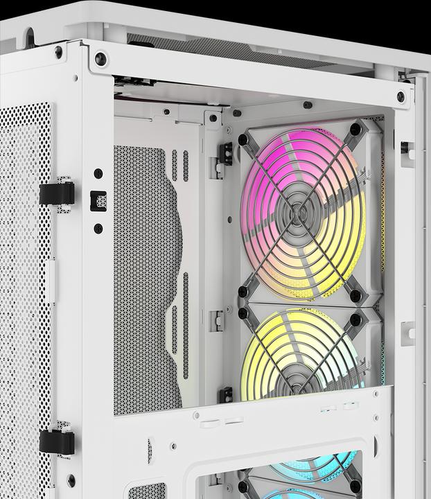 Actual product image Corsair iCUE AF120 RGB Slim 2er wh 120mm CO-9050165-WW (120 mm, 2 x)