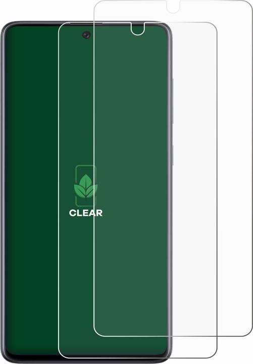 Actual product image ScreenLeaf Protective film sustainable screen protector screen protector film clear transparent (2 Piece, Samsung Galaxy A71)