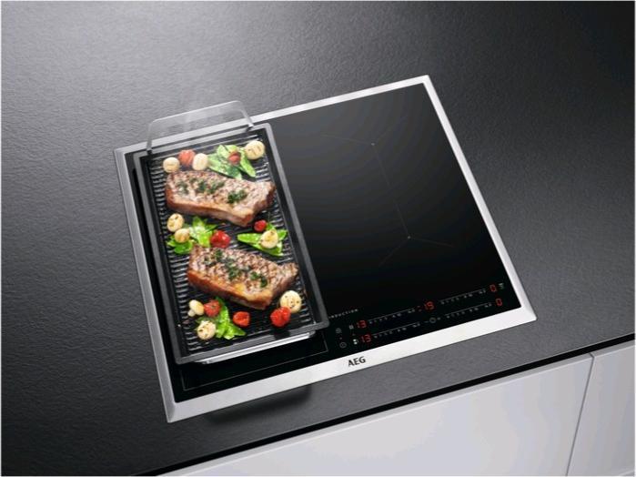 Produktbild AEG HAUSGERÄTE Glaskeramik Kochstelle,60cm,Induktion,MaxiSense,edst IKE64441XB