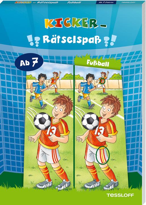 Actual product image Tessloff Kicker-Rätselspass. Fussball (German, Stefan Lohr, 2022)