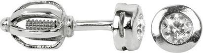 Image du produit Brilio Boucles d'oreilles en or blanc avec cristaux 236 001 00634 07