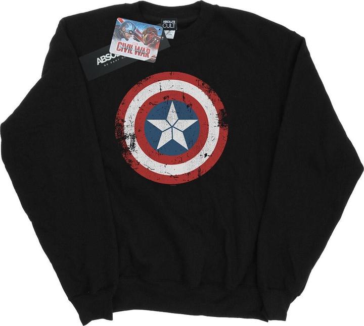 Produktbild Captain America Civil War Distressed Shield Sweatshirt (XXL)
