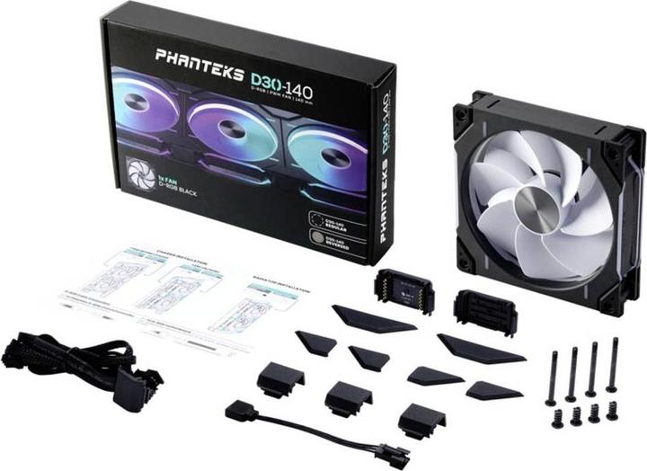 Image du produit Phanteks D30 PWM Reverse Airflow D-RGB (140 mm, 1 x)
