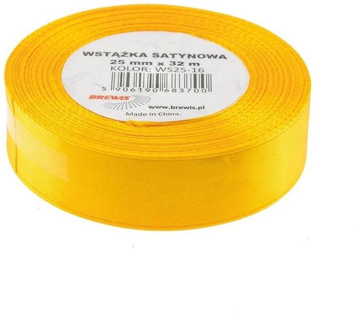 Image du produit Brewis Gelbes Satinband 25mmx32m