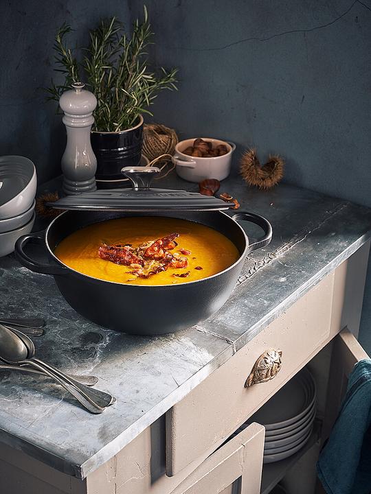 Produktbild Le Creuset La Marmite Signature (26 cm, Bräter + Schmortopf, Gusseisen)