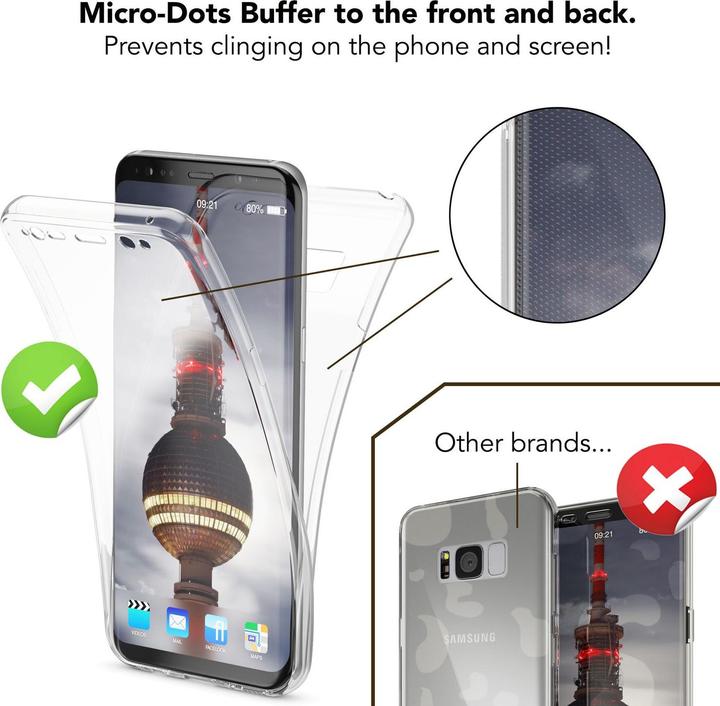 Actual product image Nalia 360 degree mobile phone case (Samsung Galaxy S8+)