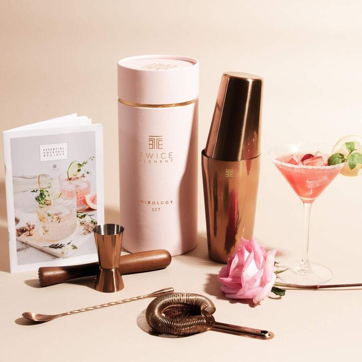 Actual product image Twice Element Cocktail Shaker Set, Pink (Cocktail set)