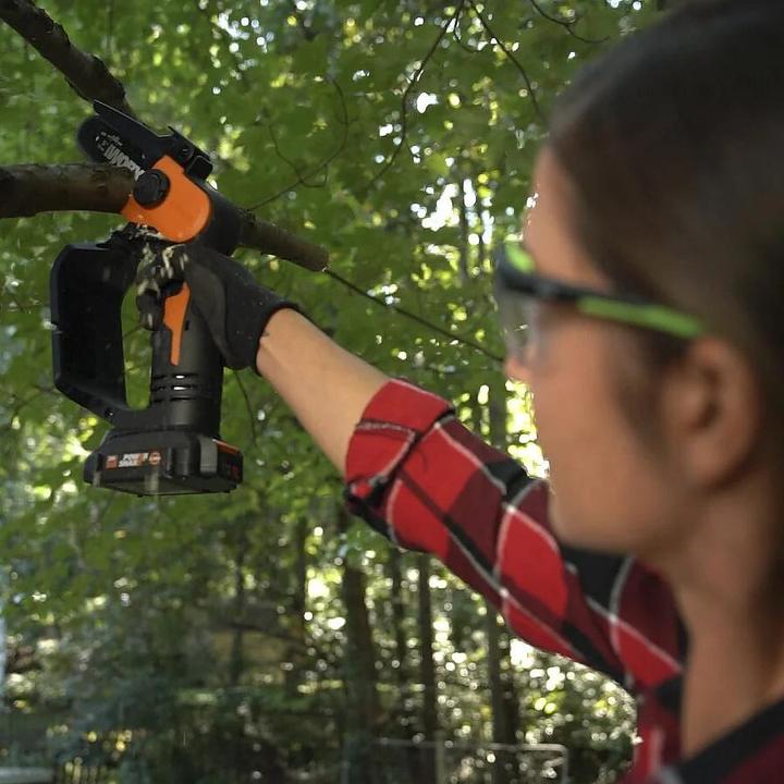 Productafbeelding Worx Accu snoeizaag voor één hand 20V (Accu kettingzaag)