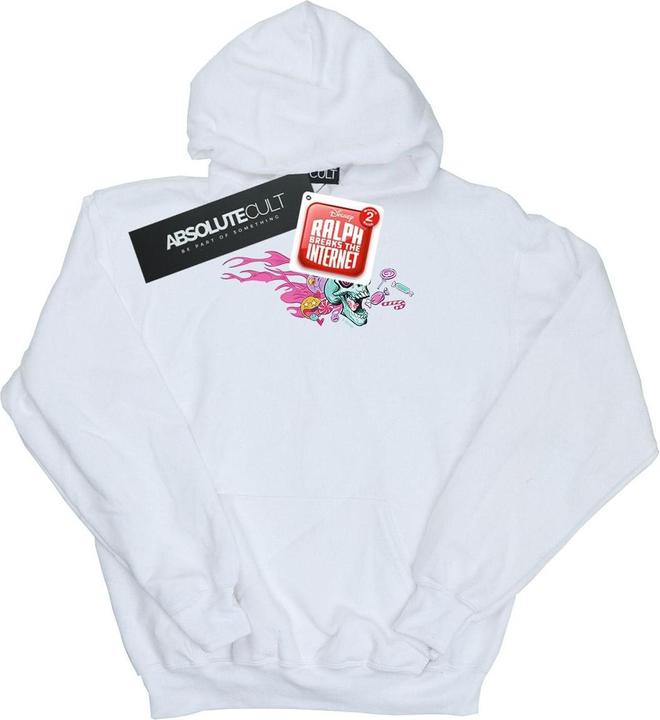 Actual product image Disney Mens Wreck It Ralph Candy Skull Hoodie (XXL)