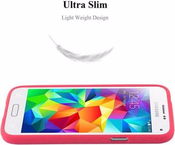 Productafbeelding Cadorabo TPU Frosted Cover (Samsung Galaxy S5 Mini, Samsung Galaxy S5 Mini Duo)