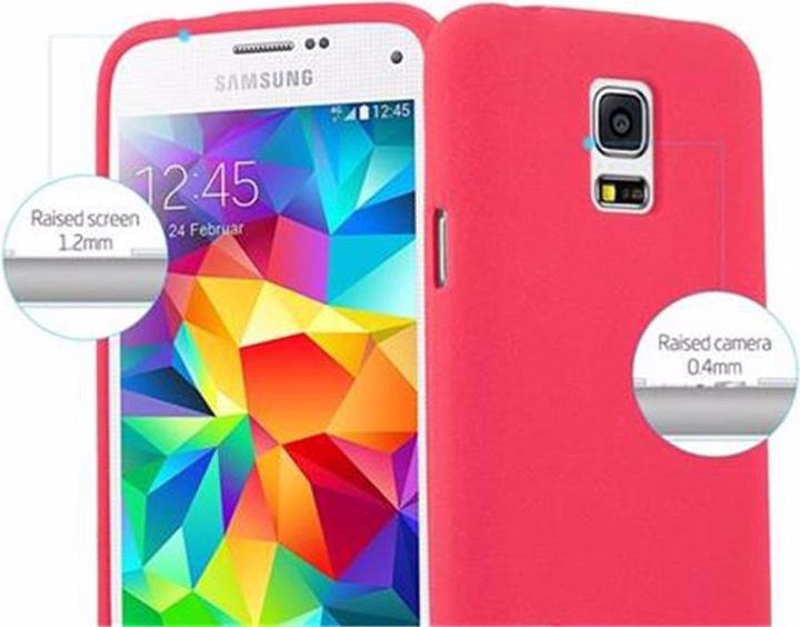 Productafbeelding Cadorabo TPU Frosted Cover (Samsung Galaxy S5 Mini, Samsung Galaxy S5 Mini Duo)