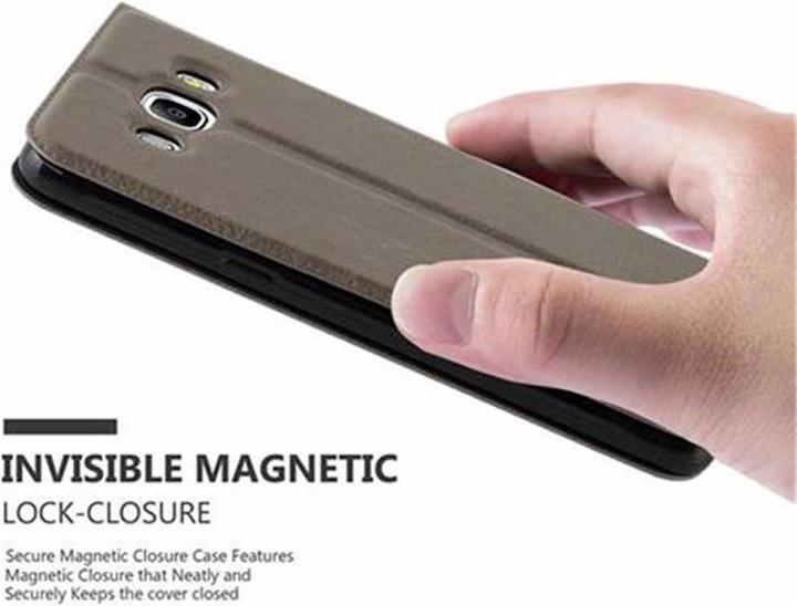 Actual product image Cadorabo Book with View double window cover (Samsung Galaxy J5 (2016))