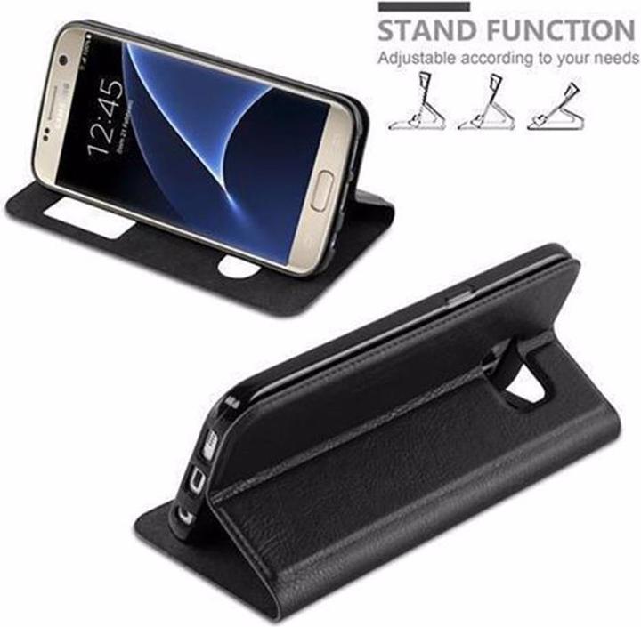 Produktbild Cadorabo Book mit View Doppelfenster Cover (Samsung Galaxy S7)