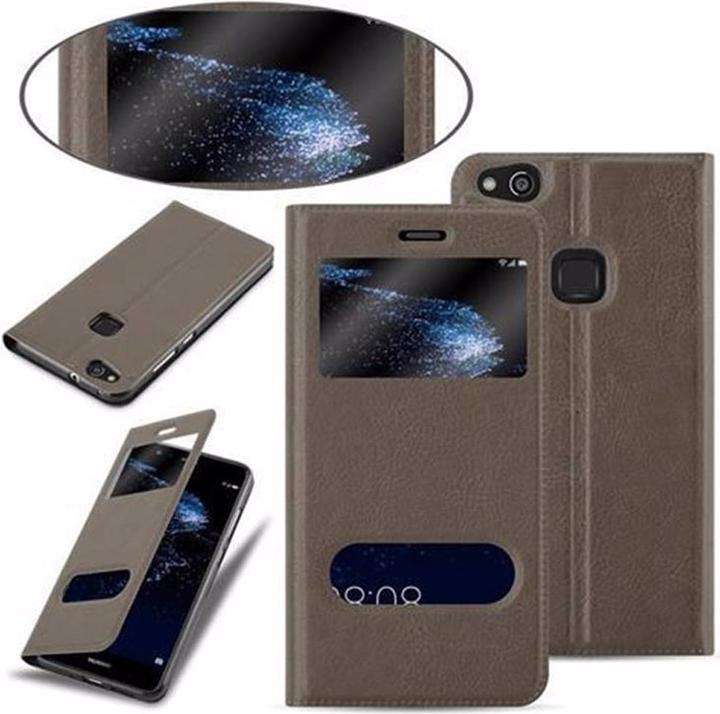 Actual product image Cadorabo Book with View double window cover (Huawei P10 Lite)