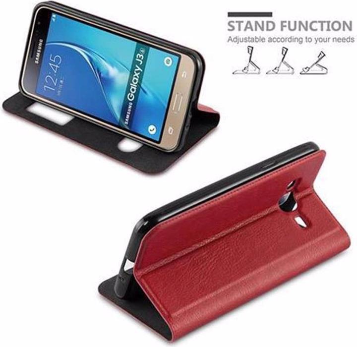 Produktbild Cadorabo Book mit View Doppelfenster Cover (Samsung Galaxy J3)
