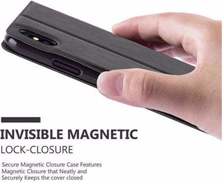 Actual product image Cadorabo Book with View double window cover (Apple iPhone X)
