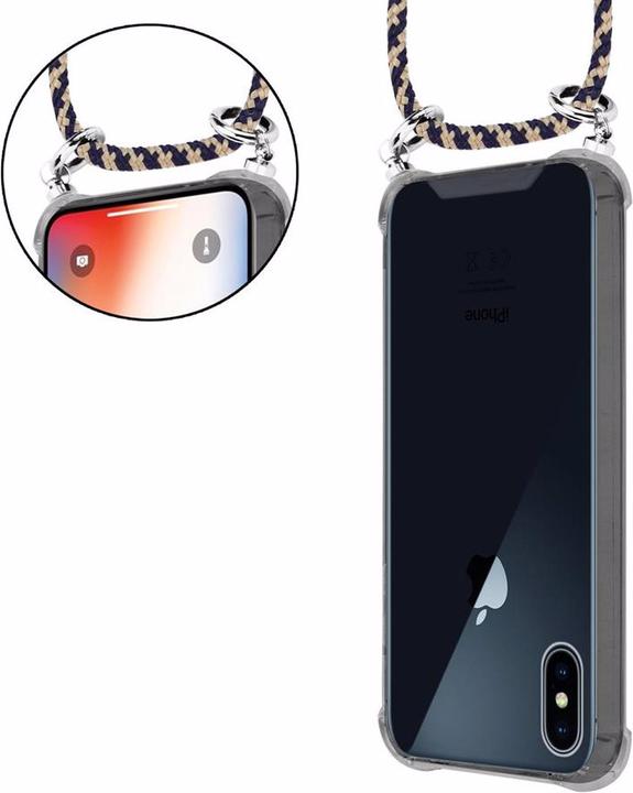 Produktbild Cadorabo TPU Handy Kette SILBER Cover