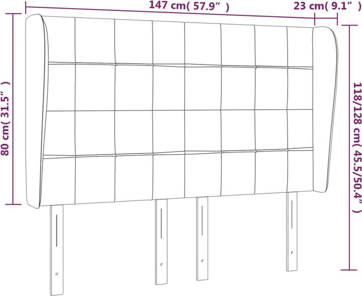 Produktbild VidaXL Kataleya (147 x 23 x 128 cm)