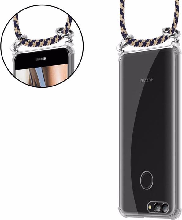 Produktbild Cadorabo TPU Handy Kette SILBER Cover