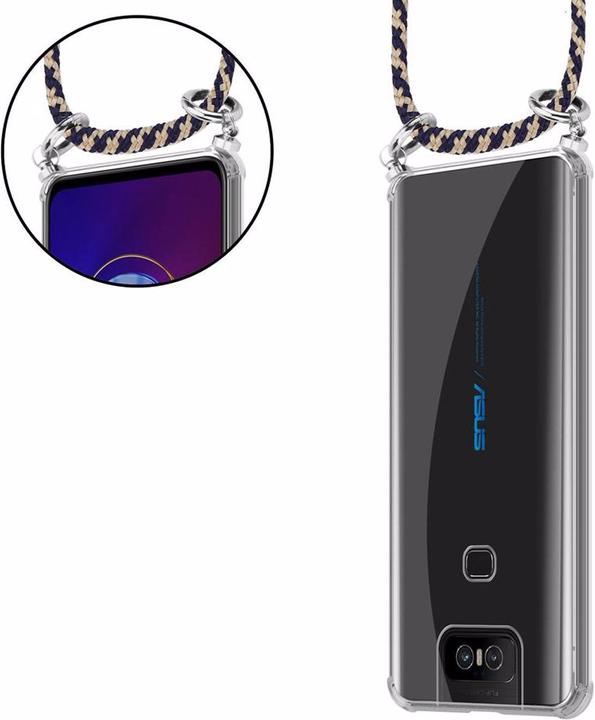 Produktbild Cadorabo TPU Handy Kette SILBER Cover