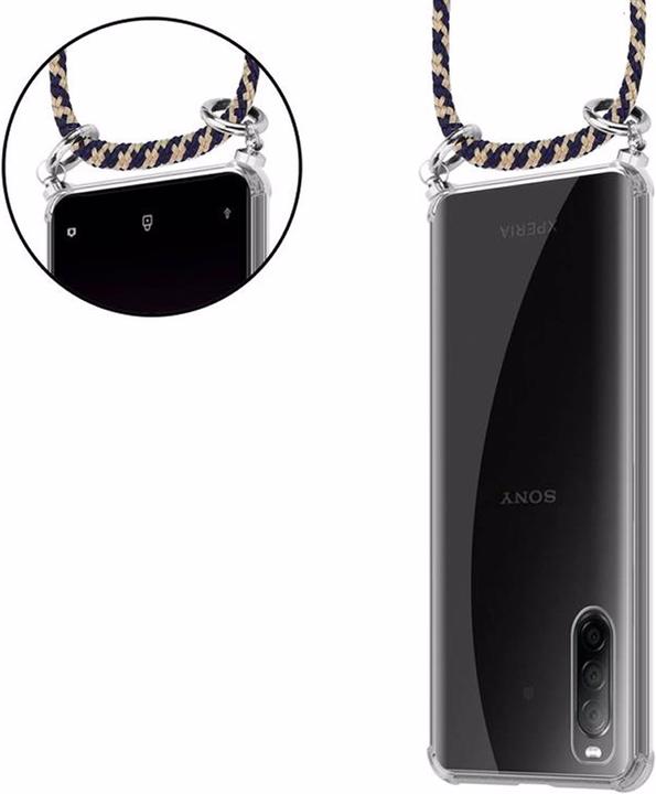Produktbild Cadorabo TPU Handy Kette SILBER Cover