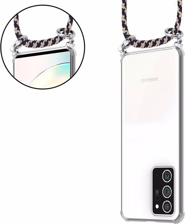 Produktbild Cadorabo TPU Handy Kette SILBER Cover