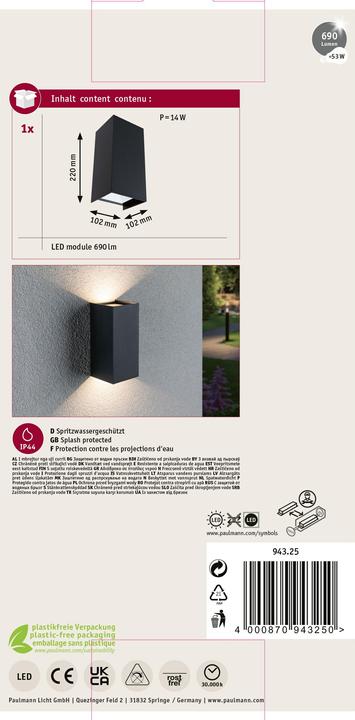 Produktbild Paulmann Flame (710 lm, IP44)