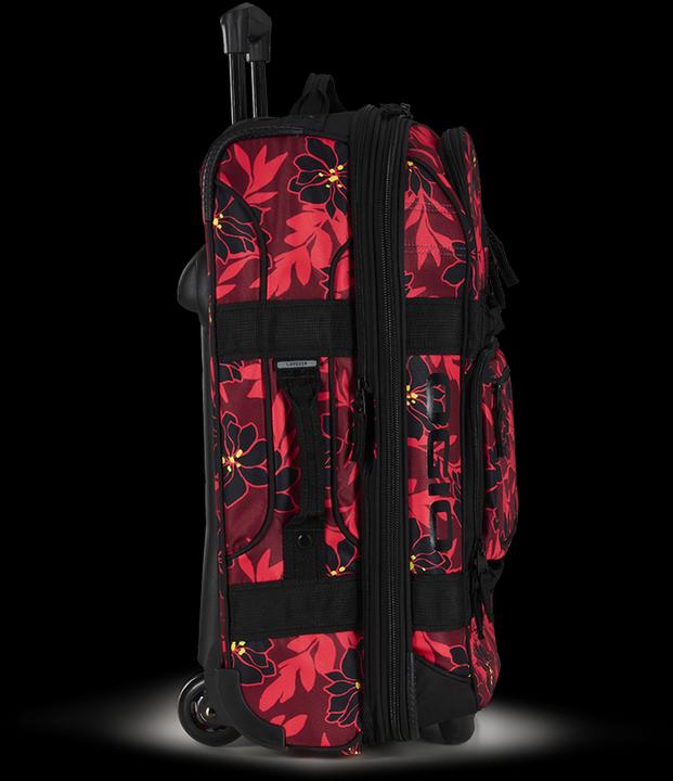 Actual product image Ogio TRAVEL BAG LAYOVER RED FLOWER P/N: 5923090OG (46 l, Hand luggage (up to 50 litres))