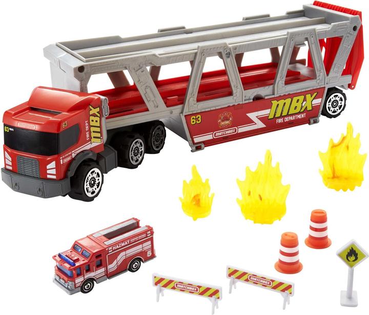 Immagine prodotto Mattel Macchina dei pompieri trasportabile playset (SIOC)