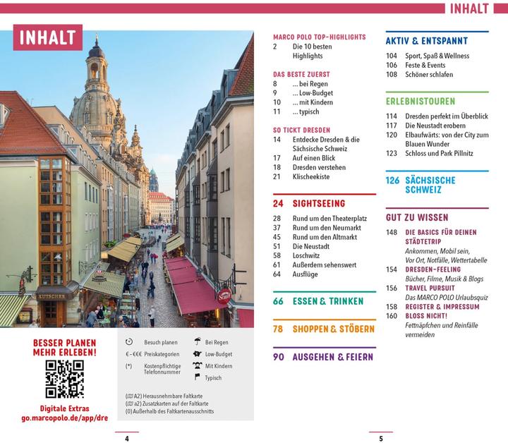 Produktbild Reiseführer Dresden, Sächsische Schweiz (Deutsch, Angela Stuhrberg, 2023)