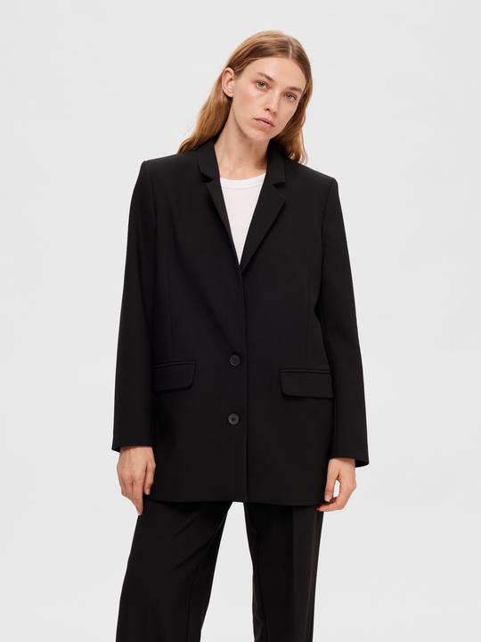 Actual product image Selected Femme Long Single Breasted Blazer (42)