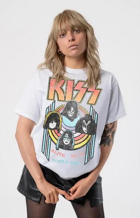 Image du produit KISS Unisexe Adulte World Wide Cotton T-shirt (XXL)