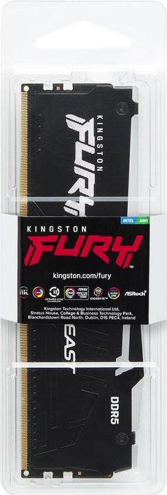 Actual product image Kingston FURY Beast RGB (1 x 32GB, 5600 MHz, DDR5 RAM, DIMM)