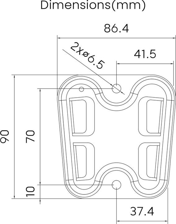 Produktbild Digitus Wandhalterung (Wand, 27")