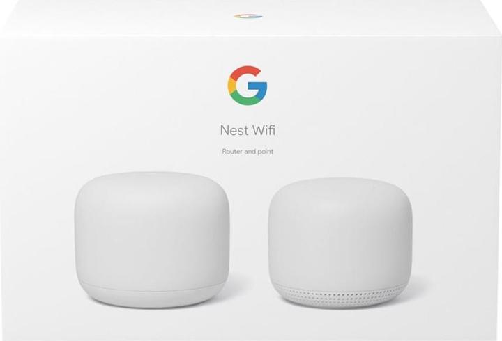 Produktbild Google Nest Wifi WLAN-Router Dual-Band (2,4 GHz/5 GHz) Gigabit Ethernet Weiss